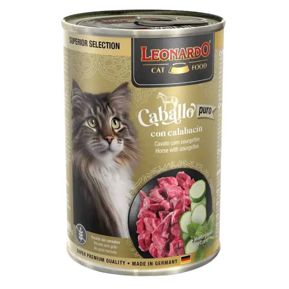 LEONARDO LATA CABALLO CON CALABACIN 400 G.  1