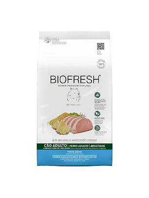 BIOFRESH ADULTO RAZAS MEDIANAS LOMO DE CERDO Y PIÑA 10.1 K.