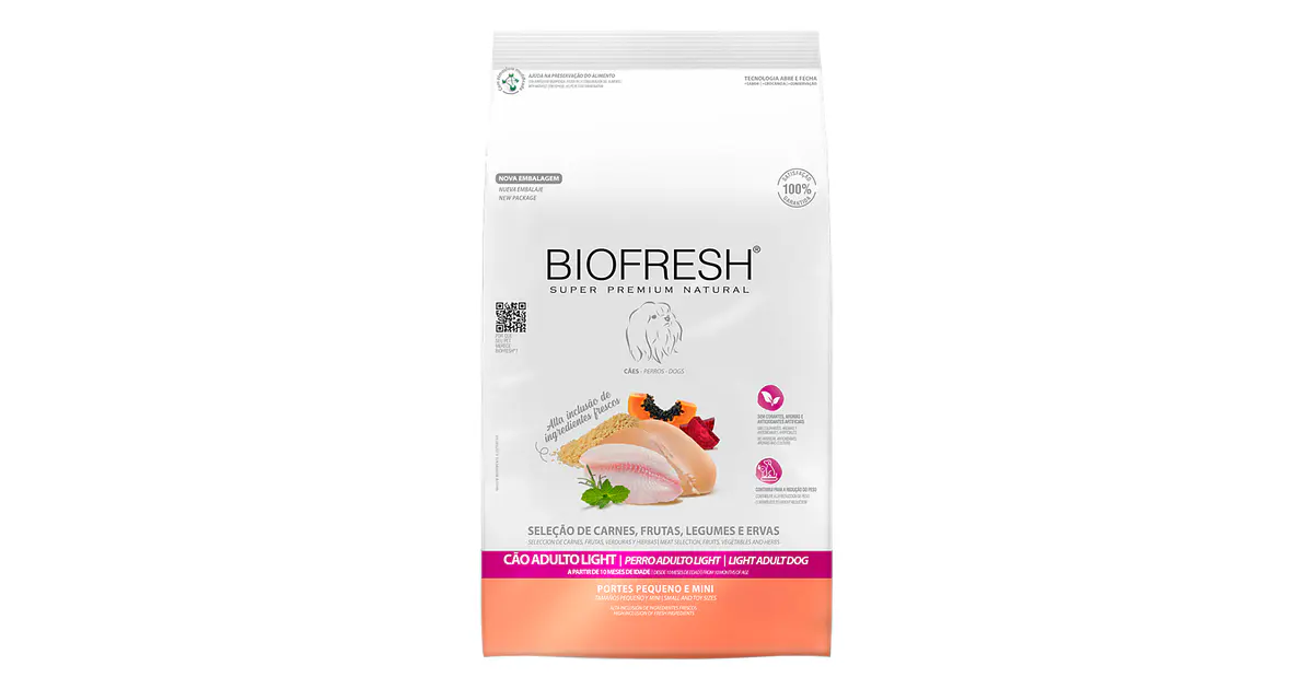 BIOFRESH ADULTOS RAZAS PEQUEÑAS Y MINIS LIGHT 3 K.