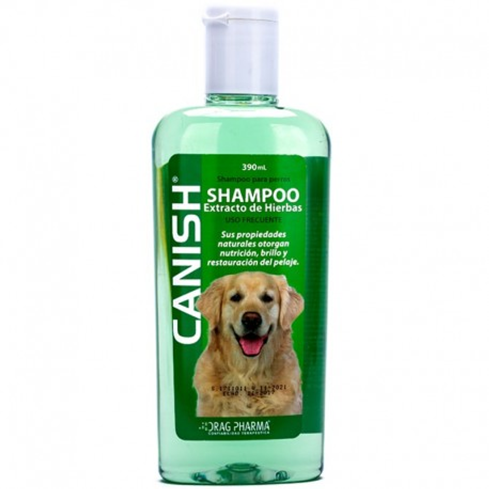 CANISH SHAMPOO EXTRACTO DE HIERBAS 390 ML. 1