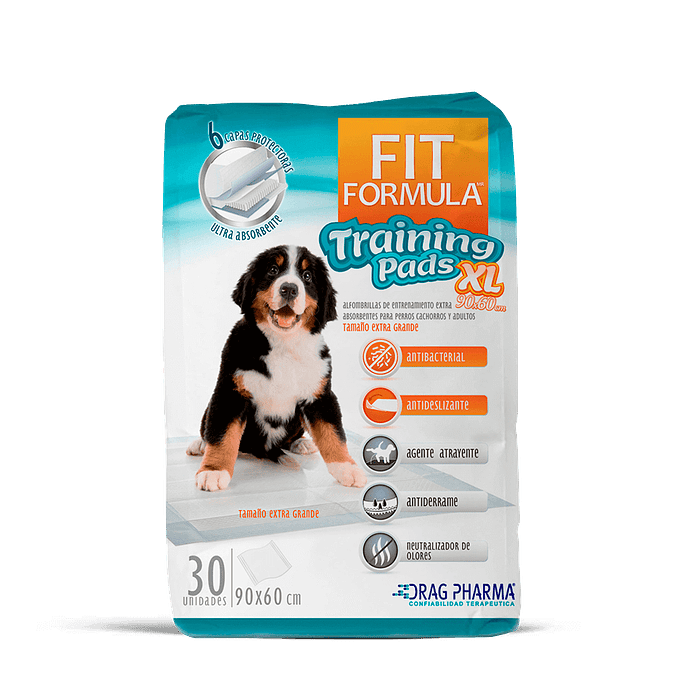 FIT FORMULA TRAINING PADS 60X90 CM. 30 UNID.