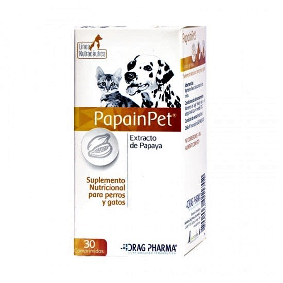 PAPAINPET 30 COMPRIMIDOS 1