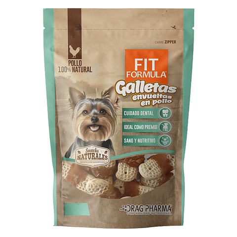 FIT FORMULA SNACK NATURAL GALLETAS ENVUELTAS EN POLLO