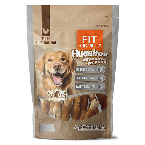 FIT FORMULA SNACK NATURAL HUESITOS ENVUELTOS EN POLLO