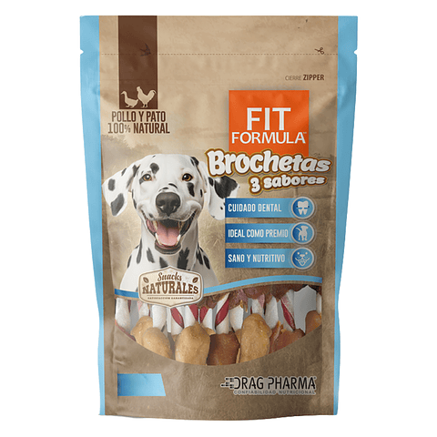 FIT FORMULA SNACK NATURAL BROCHETAS 3 SABORES