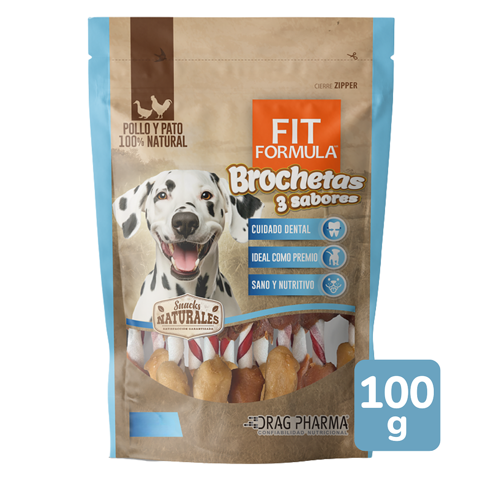 FIT FORMULA SNACK NATURAL BROCHETAS 3 SABORES 2