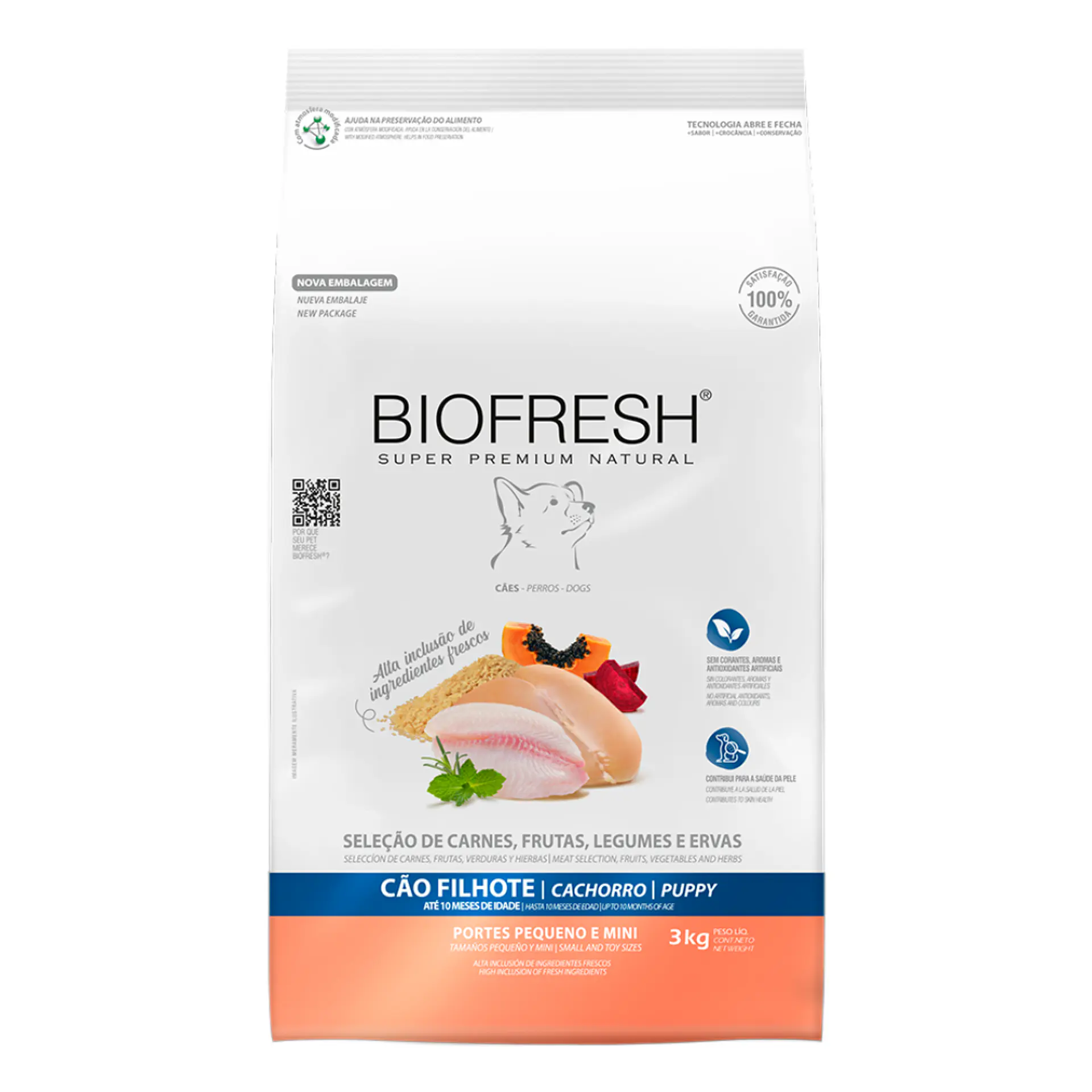 BIOFRESH CACHORROS RAZAS PEQUEÑAS Y MINIS 3 K. 1