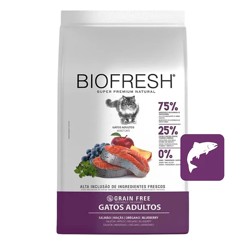 BIOFRESH GATOS ADULTOS SALMÓN 1.5 K.