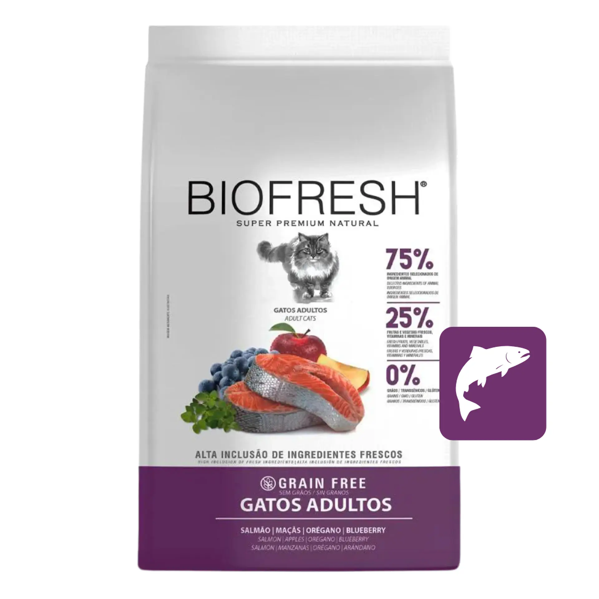 BIOFRESH GATOS ADULTOS SALMÓN 1.5 K. 1