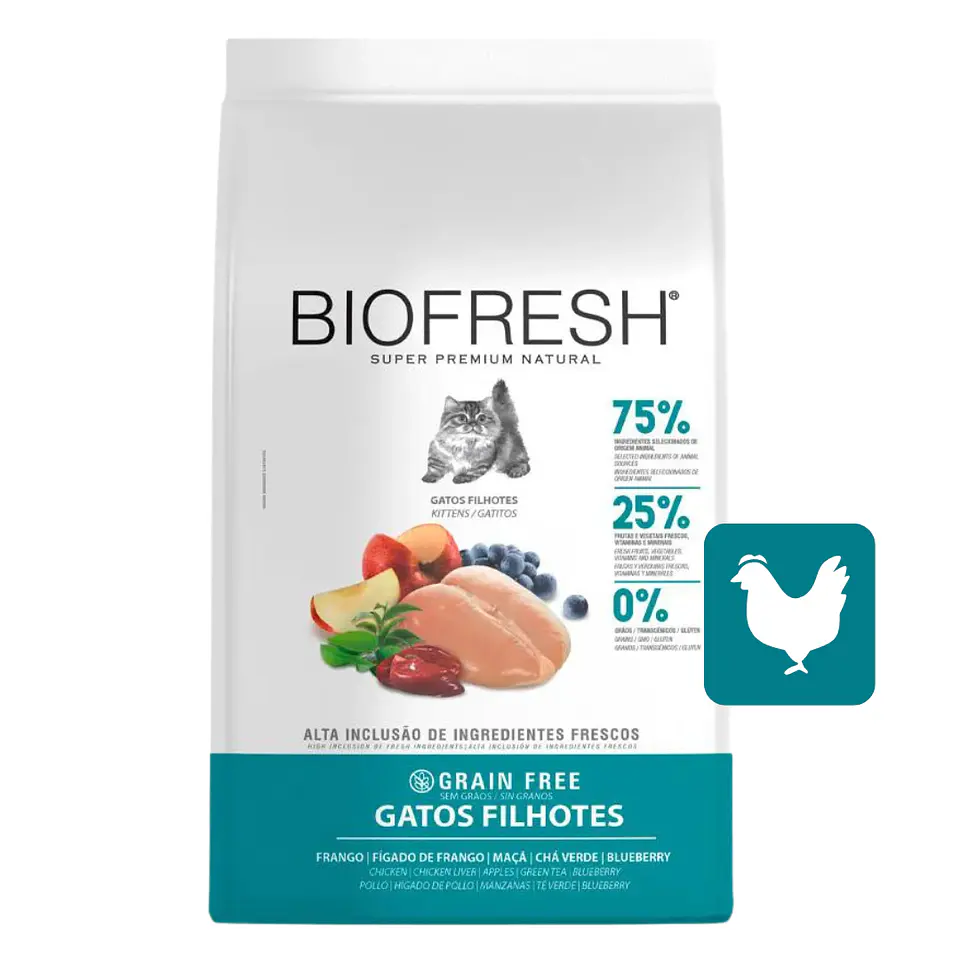 BIOFRESH GATITOS POLLO 1.5 K. 1