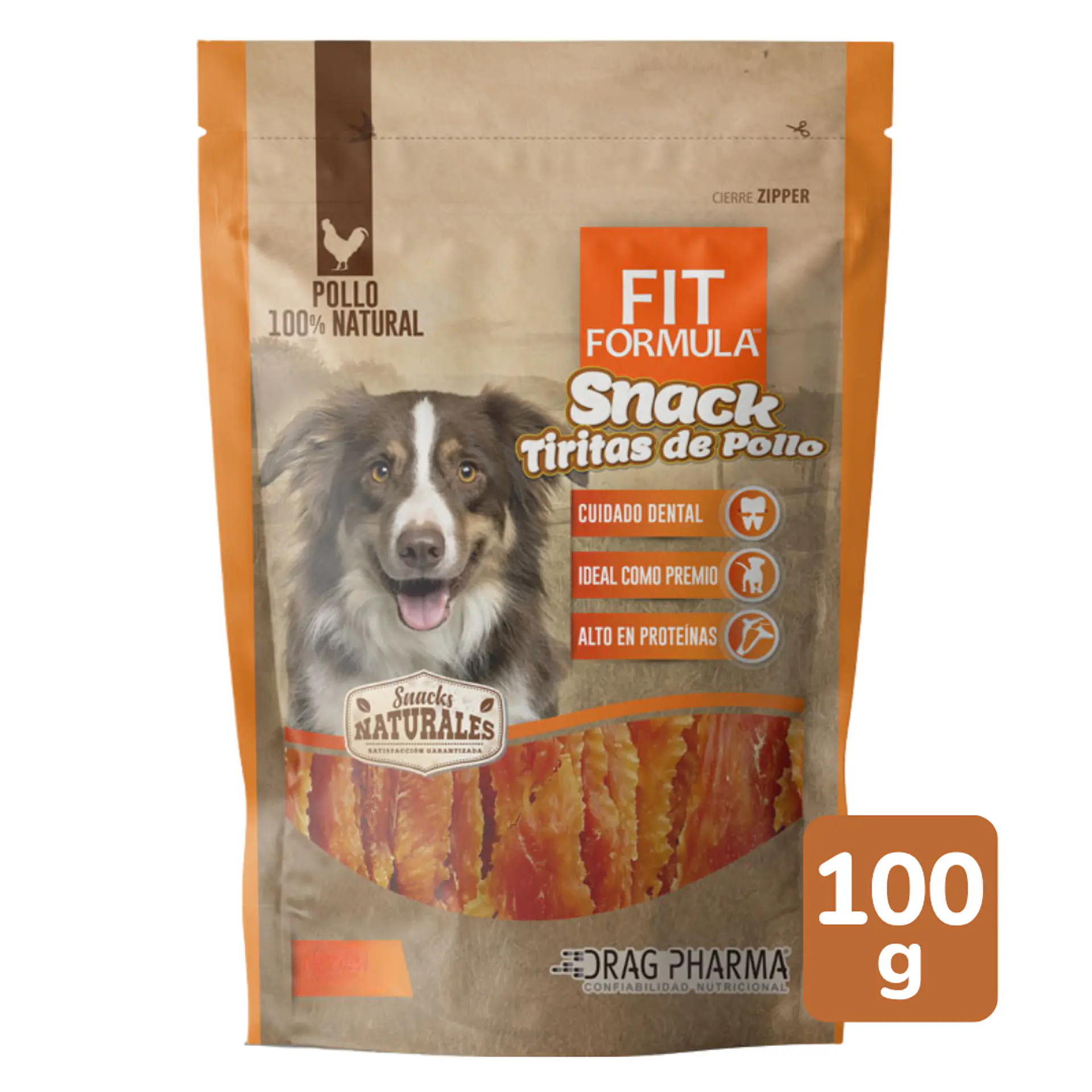 FIT FORMULA SNACK NATURAL TIRITAS DE POLLO 2