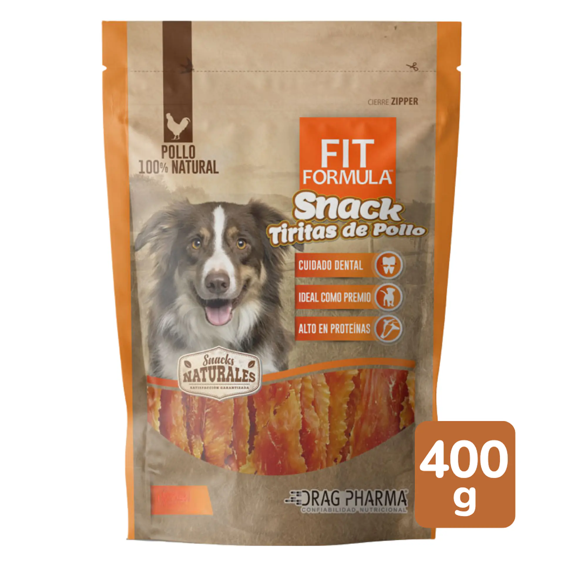 FIT FORMULA SNACK NATURAL TIRITAS DE POLLO 3