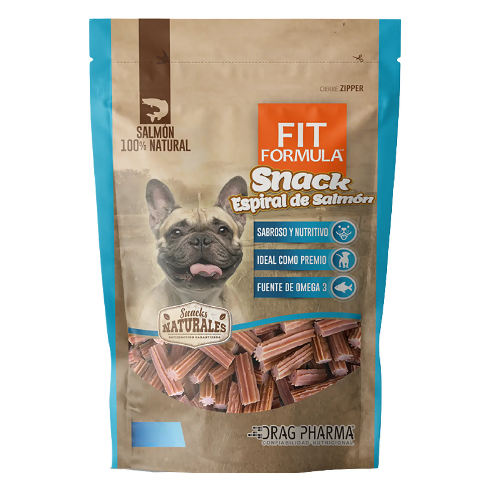 FIT FORMULA SNACK NATURAL ESPIRAL DE SALMÓN 1