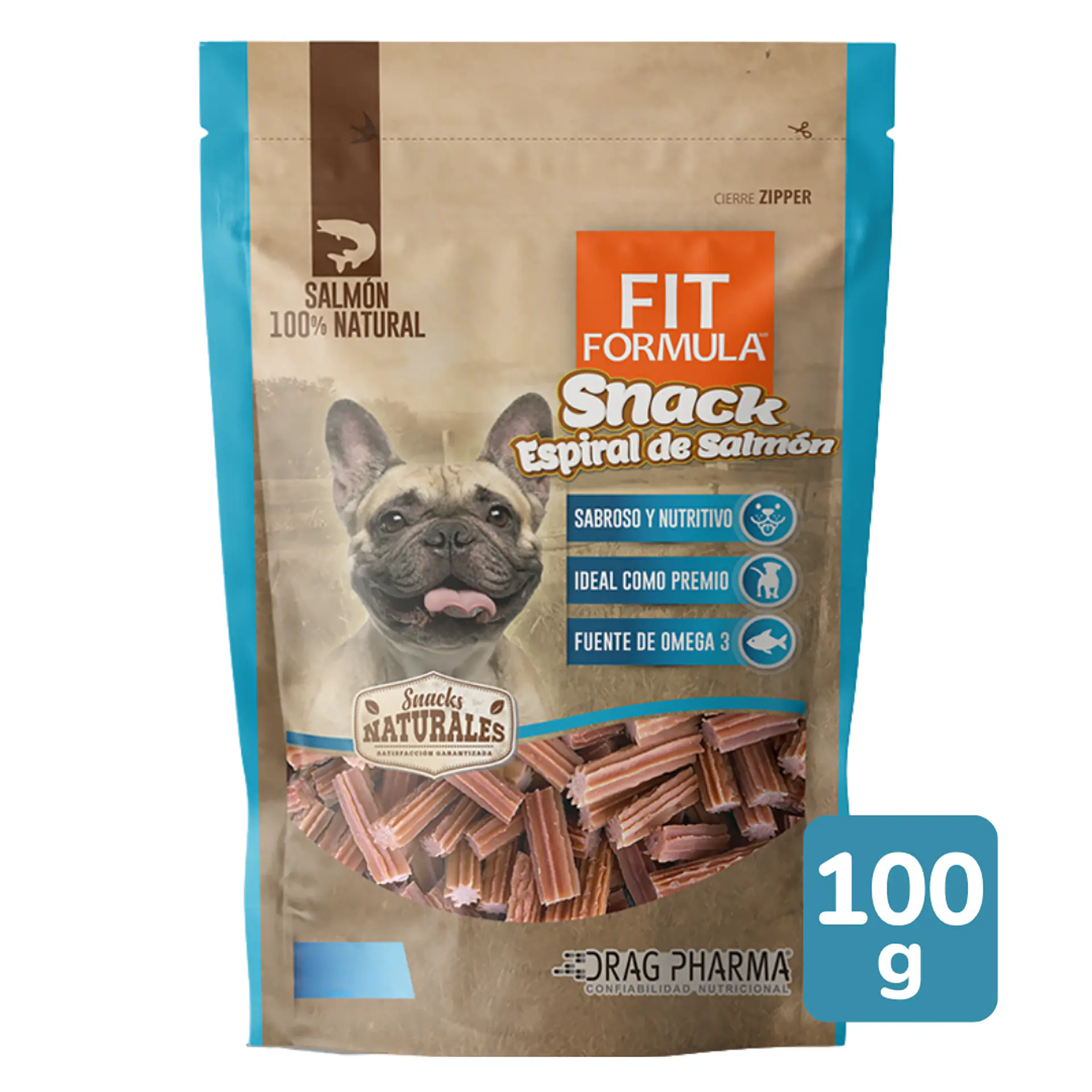 FIT FORMULA SNACK NATURAL ESPIRAL DE SALMÓN 2