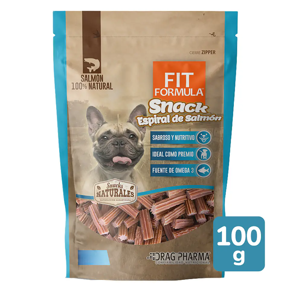 FIT FORMULA SNACK NATURAL ESPIRAL DE SALMÓN 2