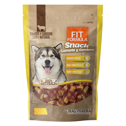 FIT FORMULA SNACK NATURAL CAMOTE Y CORDERO