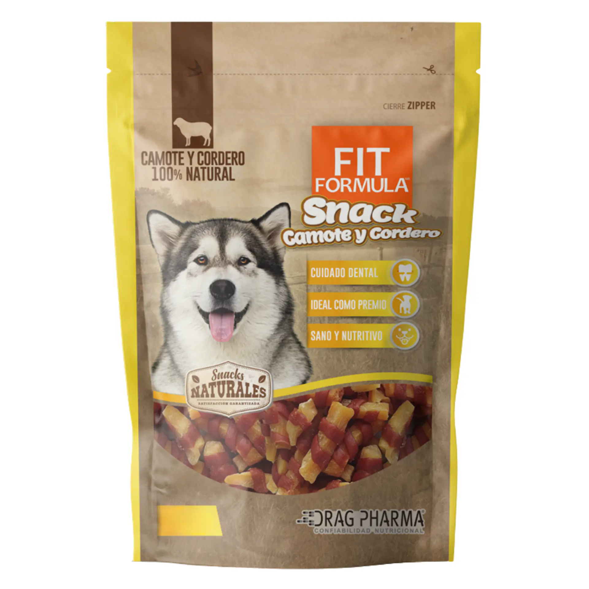 FIT FORMULA SNACK NATURAL CAMOTE Y CORDERO 1