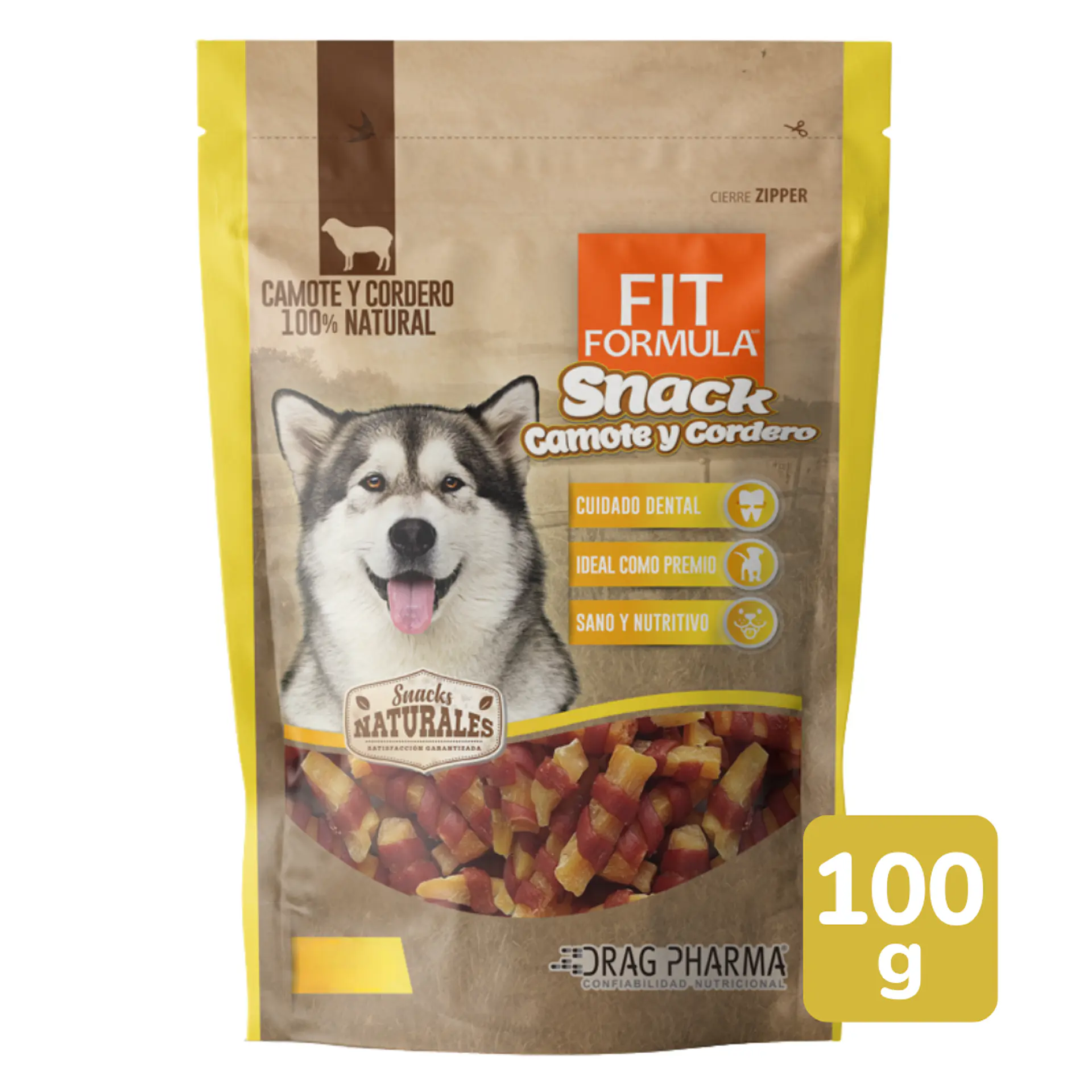 FIT FORMULA SNACK NATURAL CAMOTE Y CORDERO 2