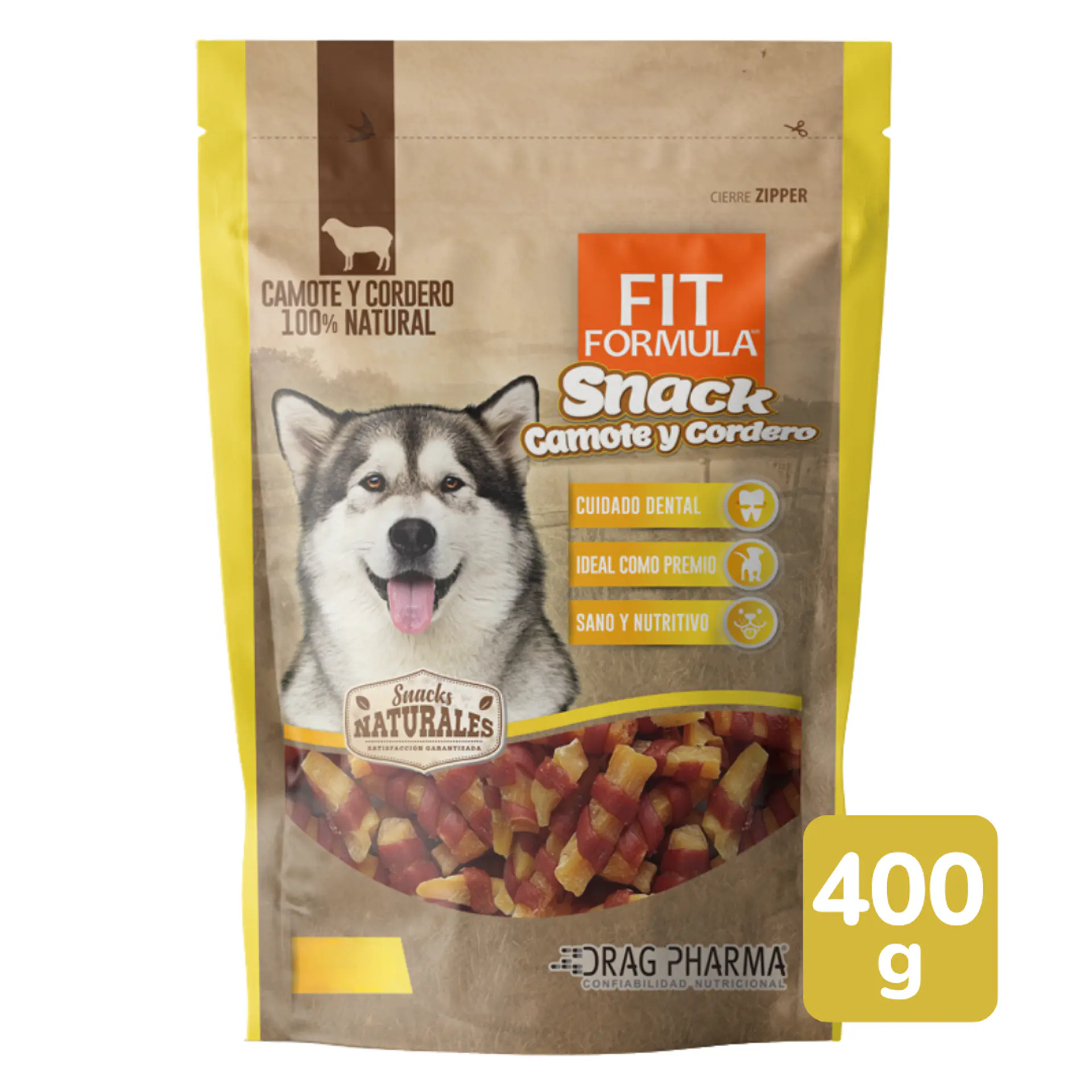 FIT FORMULA SNACK NATURAL CAMOTE Y CORDERO 3