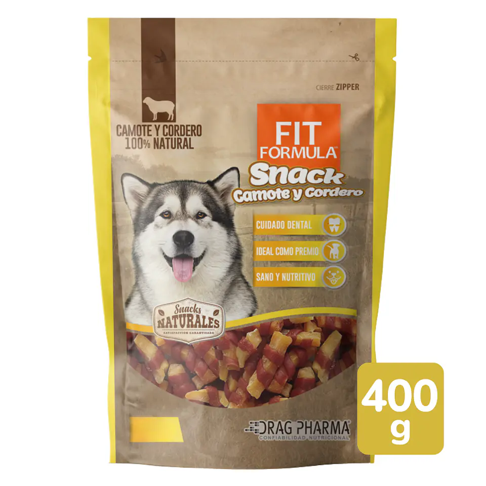 FIT FORMULA SNACK NATURAL CAMOTE Y CORDERO 3
