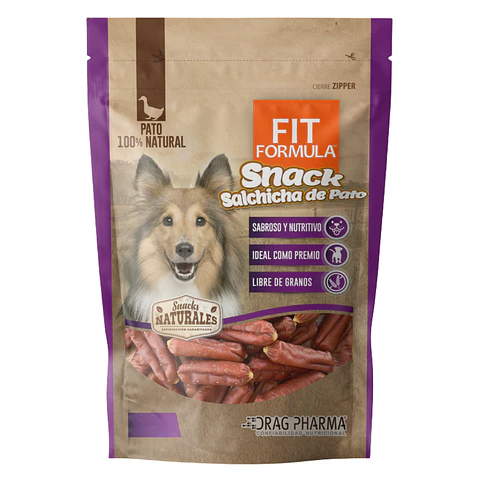 FIT FORMULA SNACK SALCHICHA DE PATO 400 GRS.