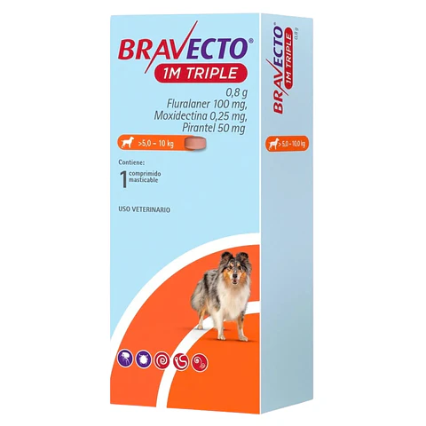 BRAVECTO 1M TRIPLE >5 - 10 K.