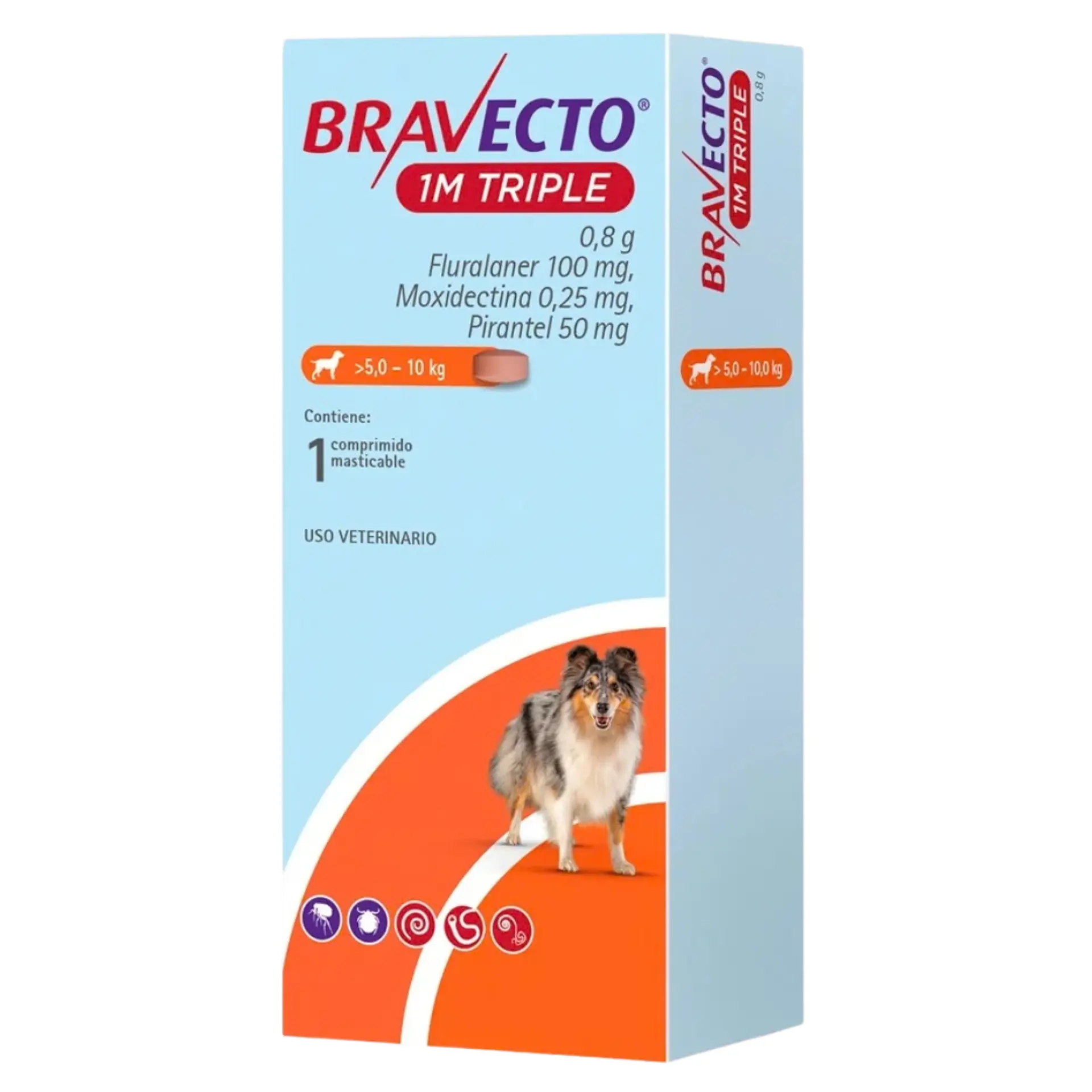 BRAVECTO 1M TRIPLE >5 - 10 K. 1
