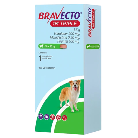 BRAVECTO 1M TRIPLE >10 -20 K.