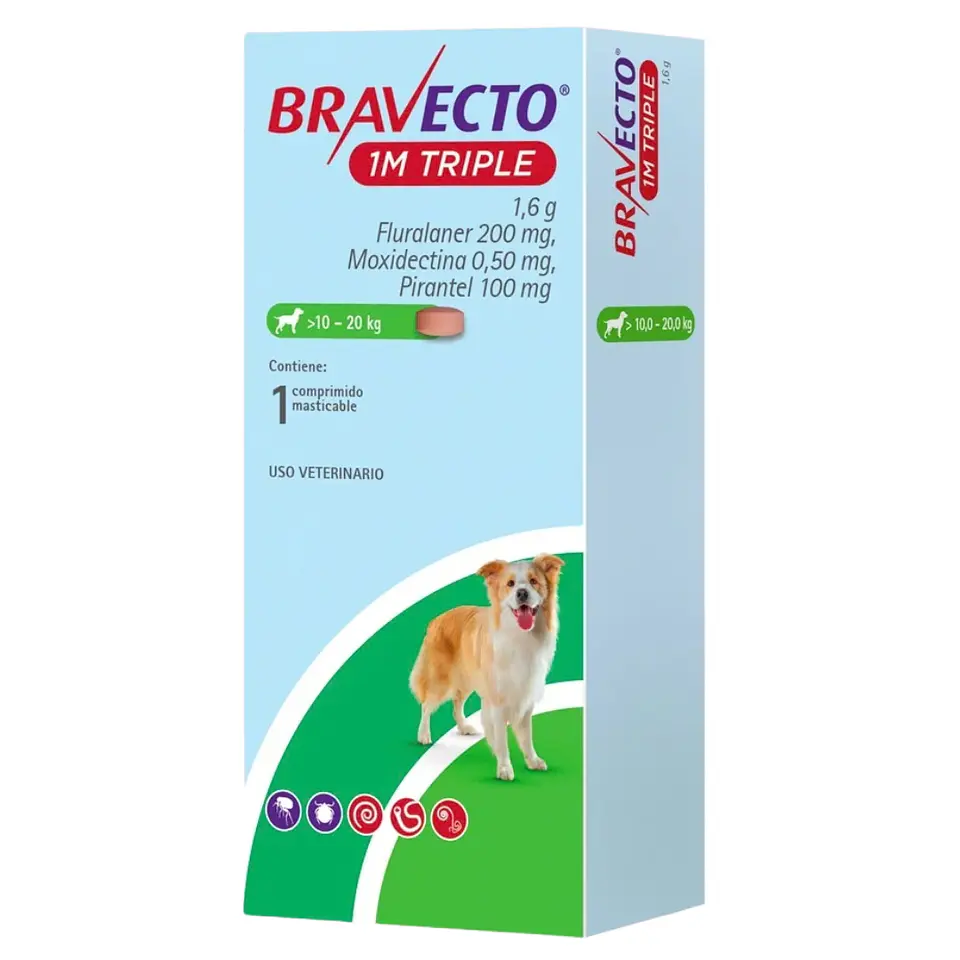 BRAVECTO 1M TRIPLE >10 -20 K. 1