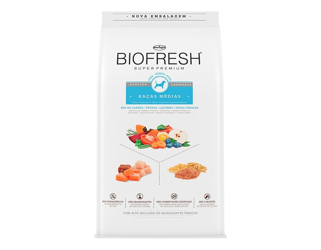 Biofresh Super Premium Castrados Razas Medianas 3 Kg