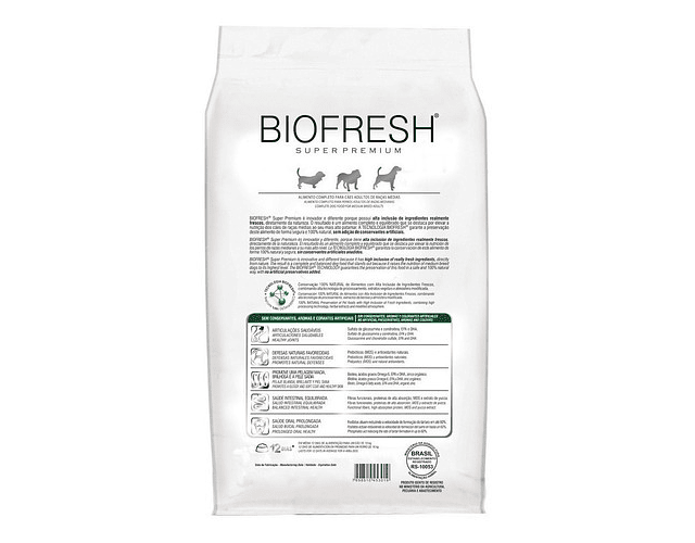 Biofresh Super Premium Adulto Raza Mediana 10,1kg