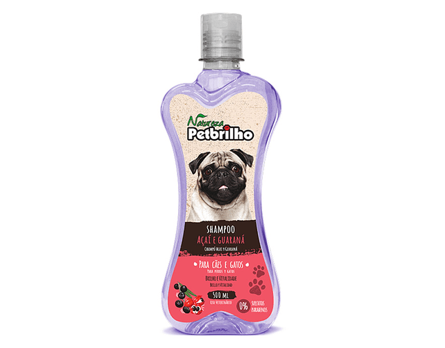 Shampoo Petbrilho Açaí y Guaraná 500ml