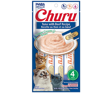 Churu Para Gatos Atún con Carne 4 tubos 56g