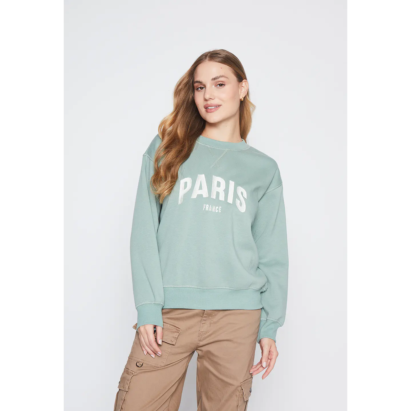 Polerón Mujer Verde Bord Paris Family Shop 1
