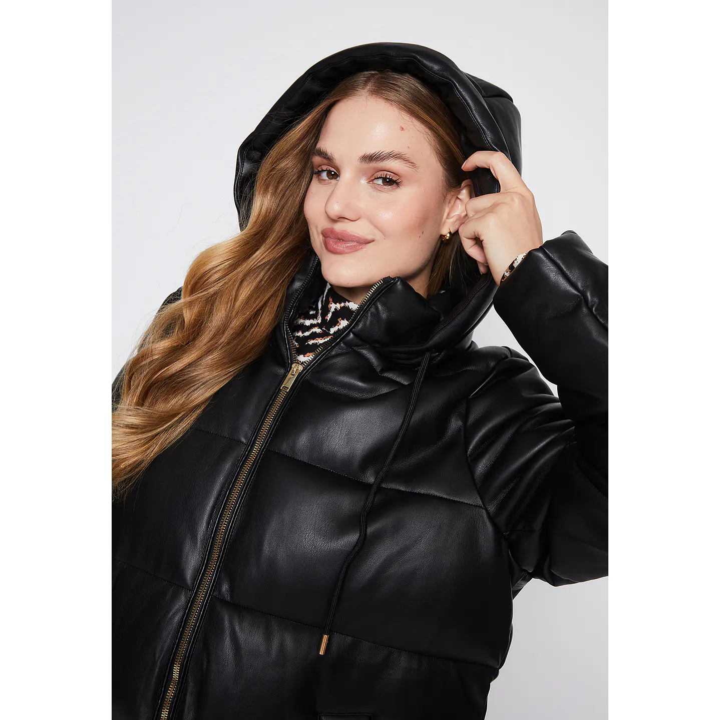 Parka Mujer Negro Cuero Family Shop 2