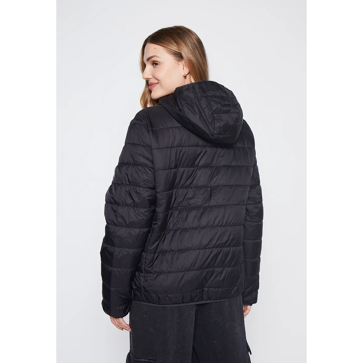 Parka Mujer Negro Básica Family Shop 2