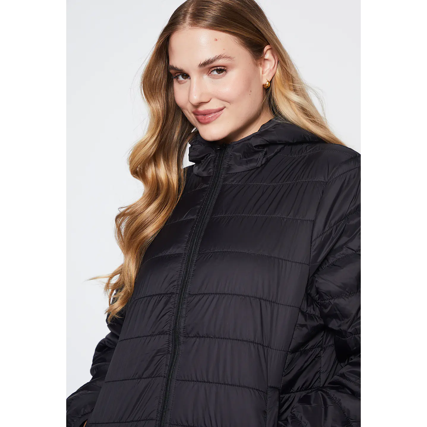 Parka Mujer Negro Básica Family Shop 3