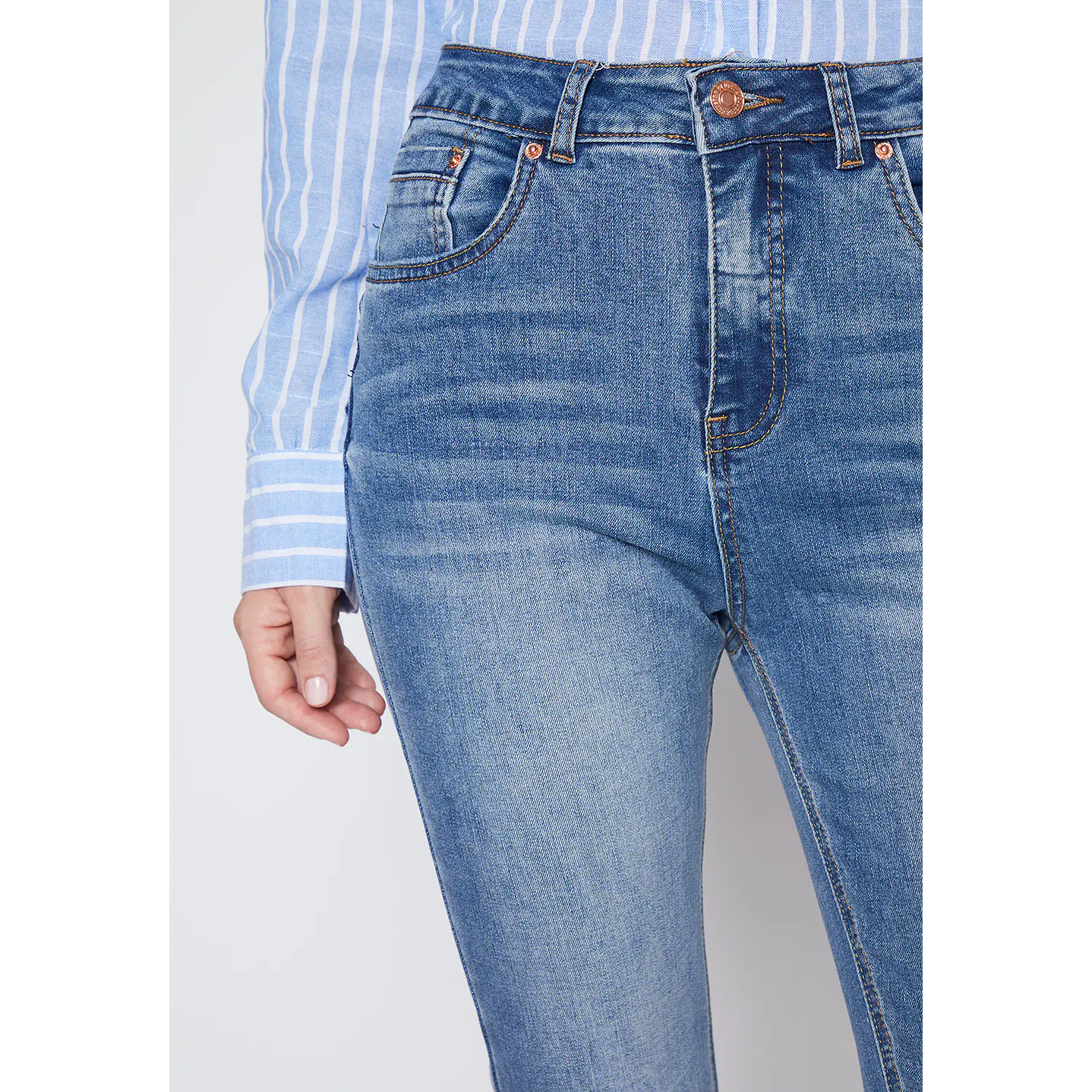 Jeans Mujer Azul Boot Cut Family Shop 4