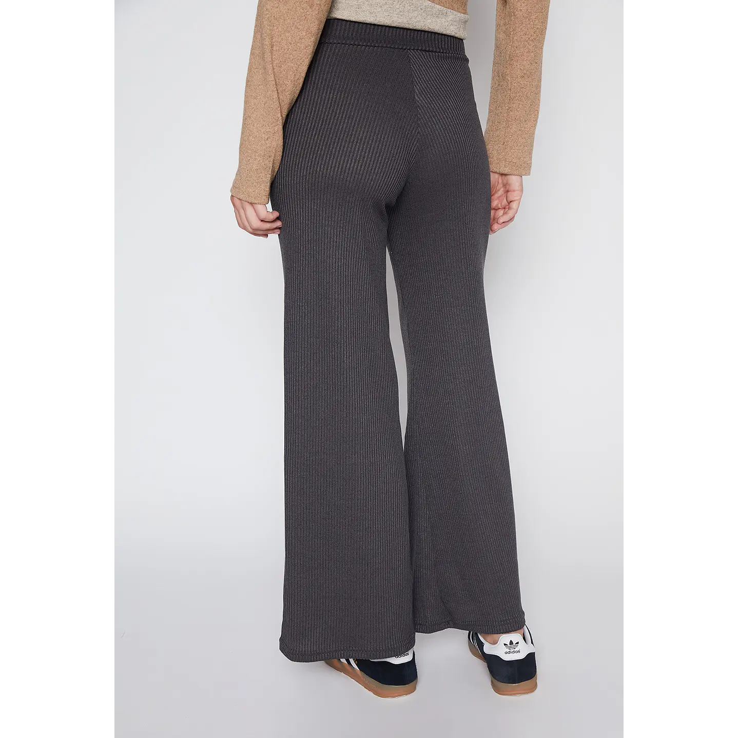 Pantalón Mujer Gris Wide Leg Family Shop 3