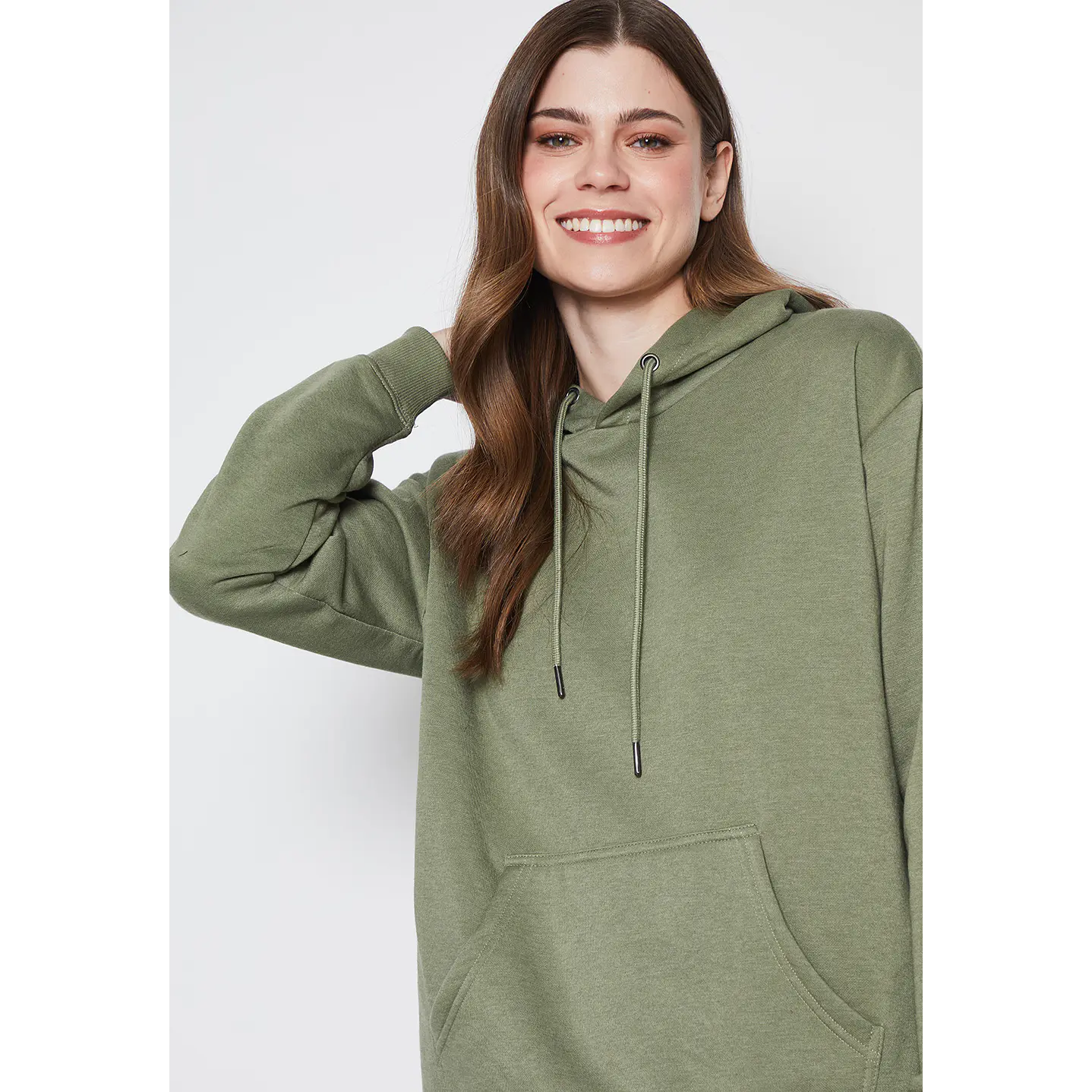 Polerón Mujer Verde Hoodie Family Shop 2