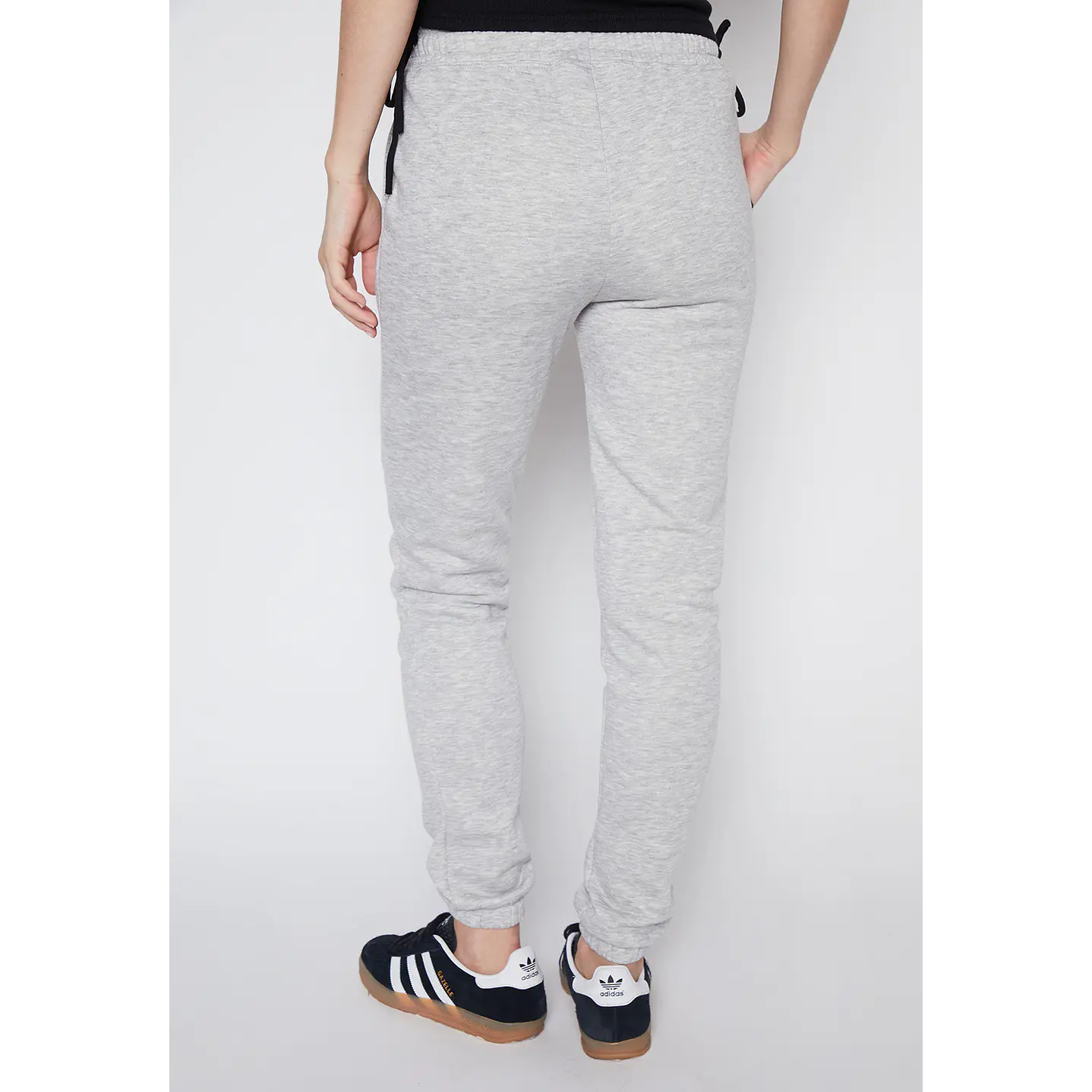 Pantalón De Buzo Mujer Gris Básico Puño Family Shop 3