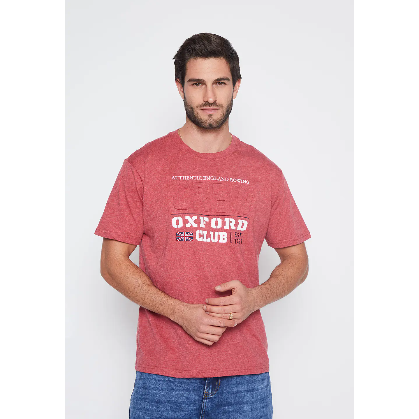 Polera Hombre Rojo London Family Shop 1