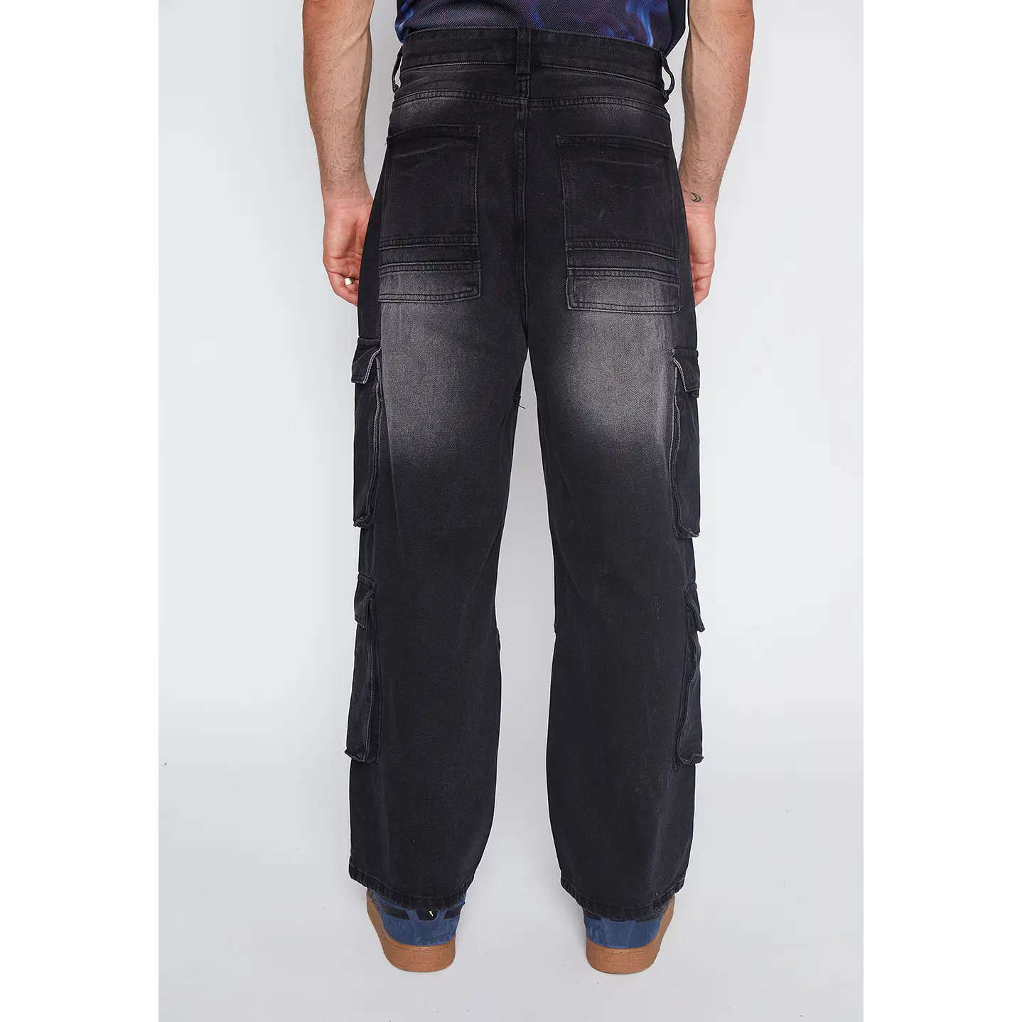 Jeans Hombre Negro Skate Multicargo Family Shop 4