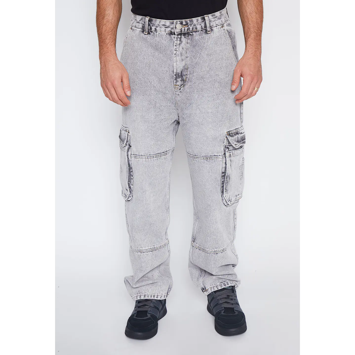 Jeans Hombre Gris Skater Cargo Family Shop 2