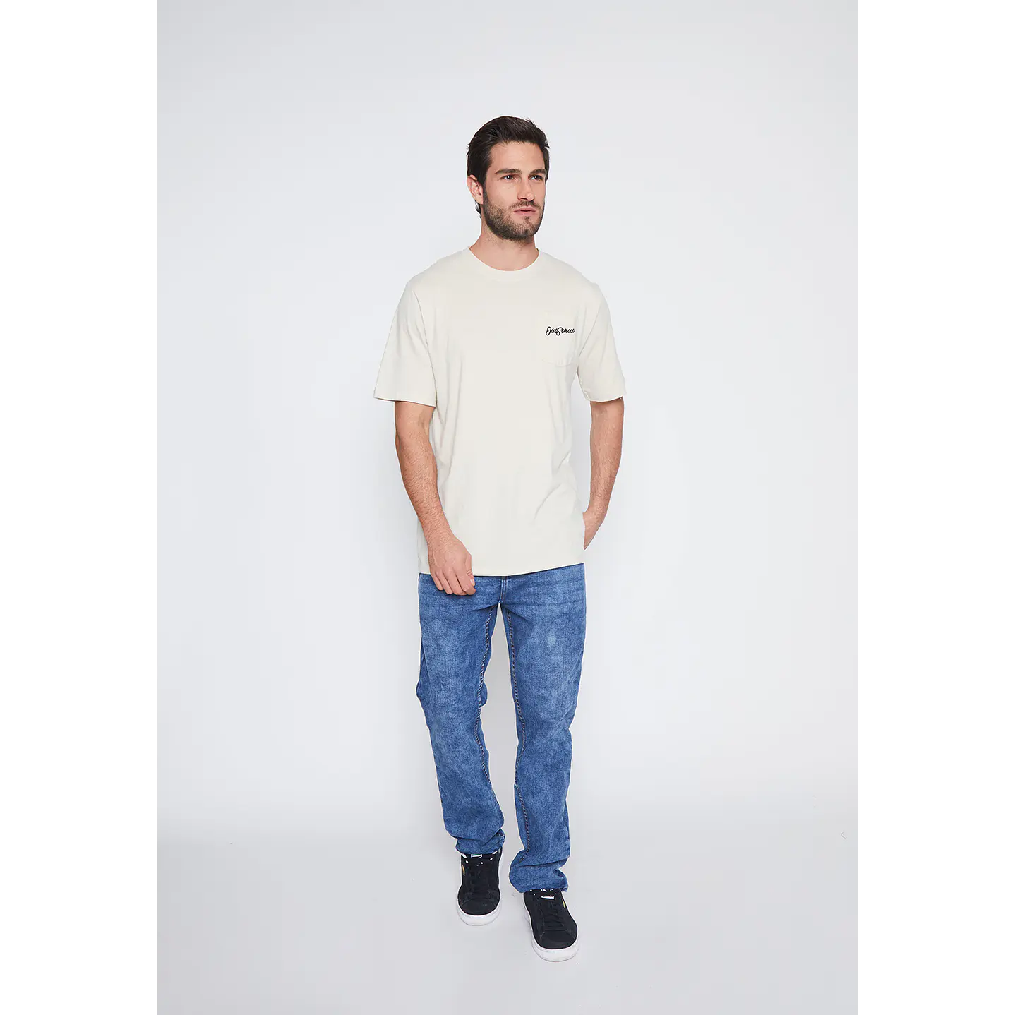 Polera Hombre Beige Calavera Tigre Family Shop 4