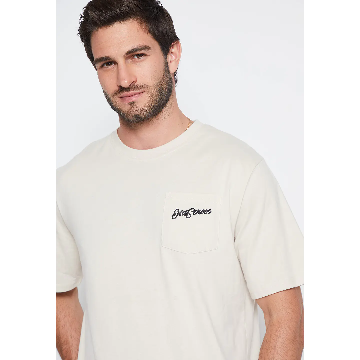 Polera Hombre Beige Calavera Tigre Family Shop 2