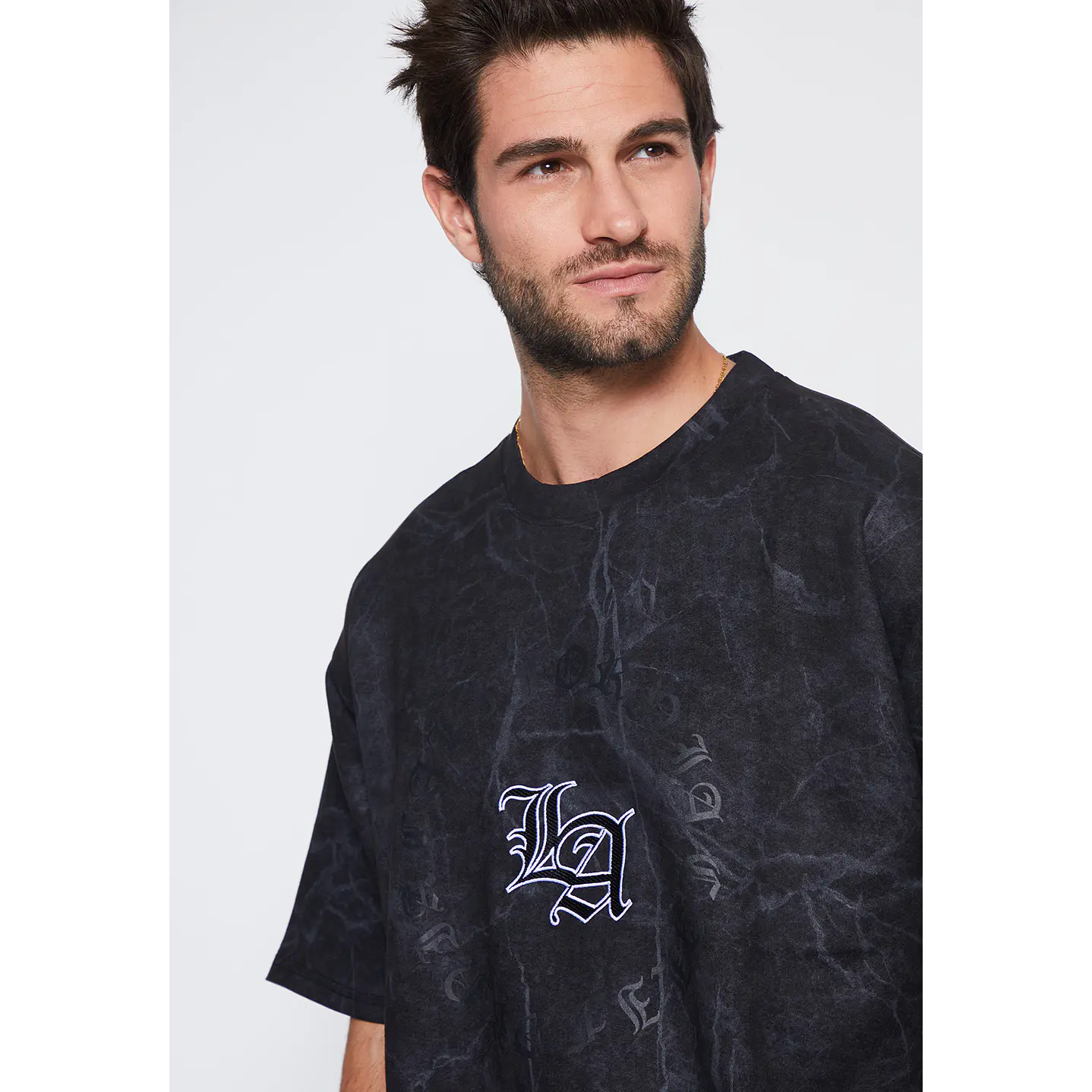 Polera Hombre Gris Manchas Family Shop 2