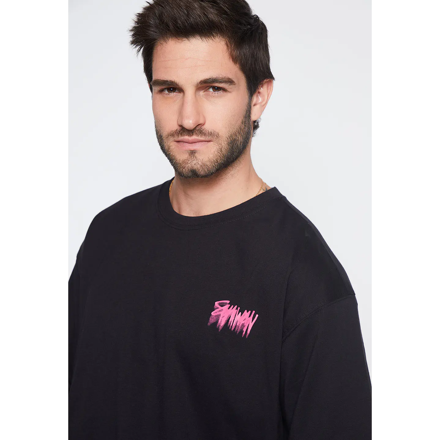 Polera Hombre Negro Estrella Family Shop 2