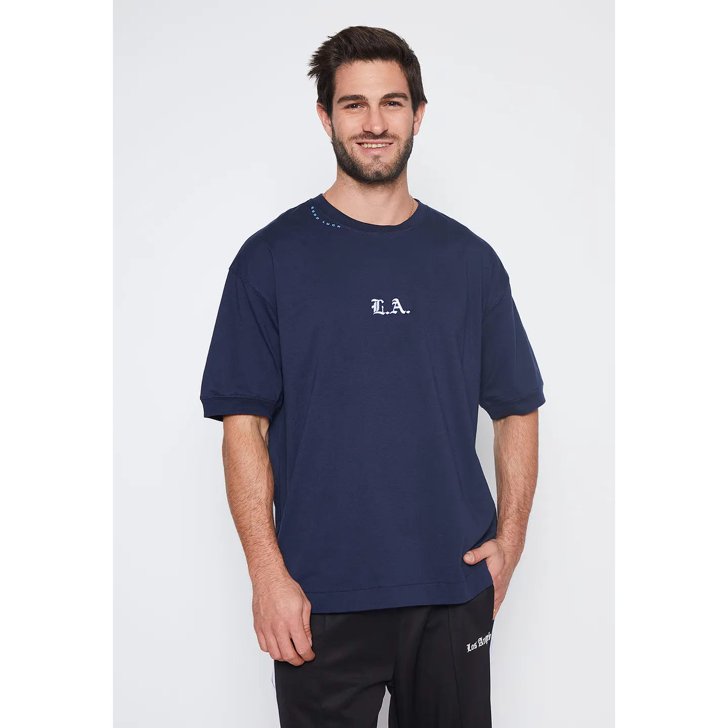 Polera Hombre Azul Estrella Family Shop 1