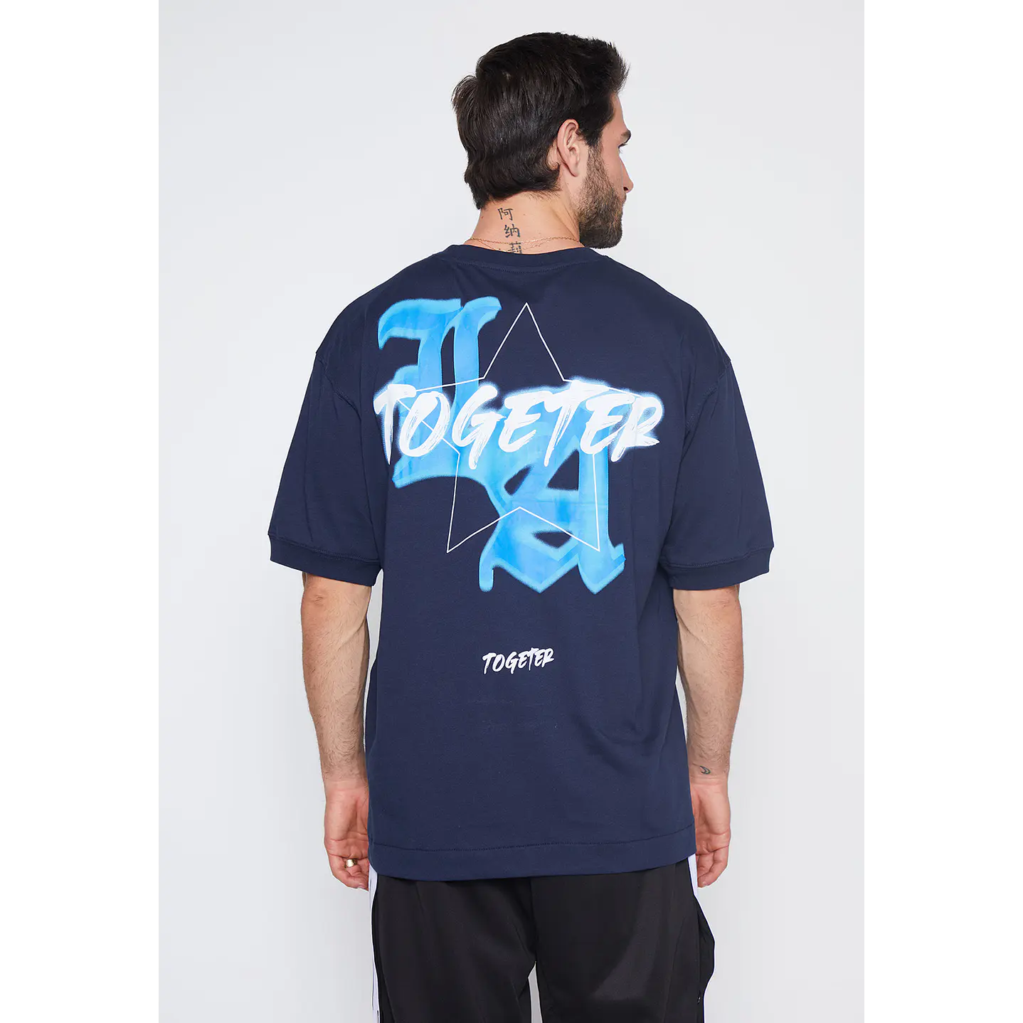 Polera Hombre Azul Estrella Family Shop 3